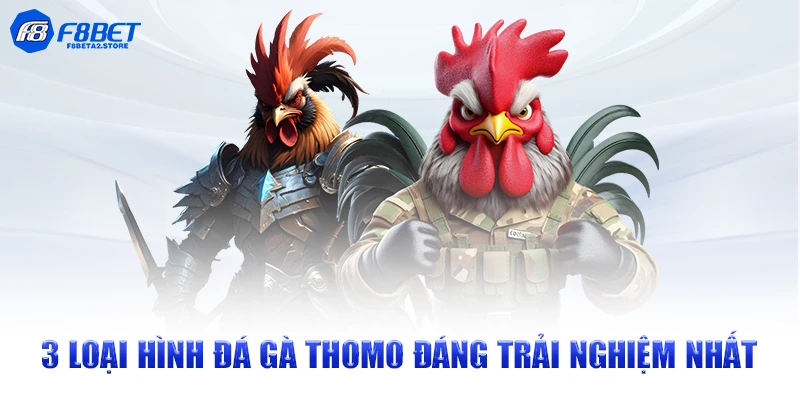 3 loại hình đá gà Thomo đáng trải nghiệm nhất